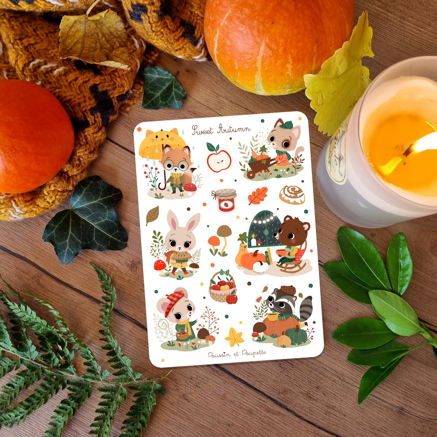 PLANCHE STICKERS - SWEET AUTUMN