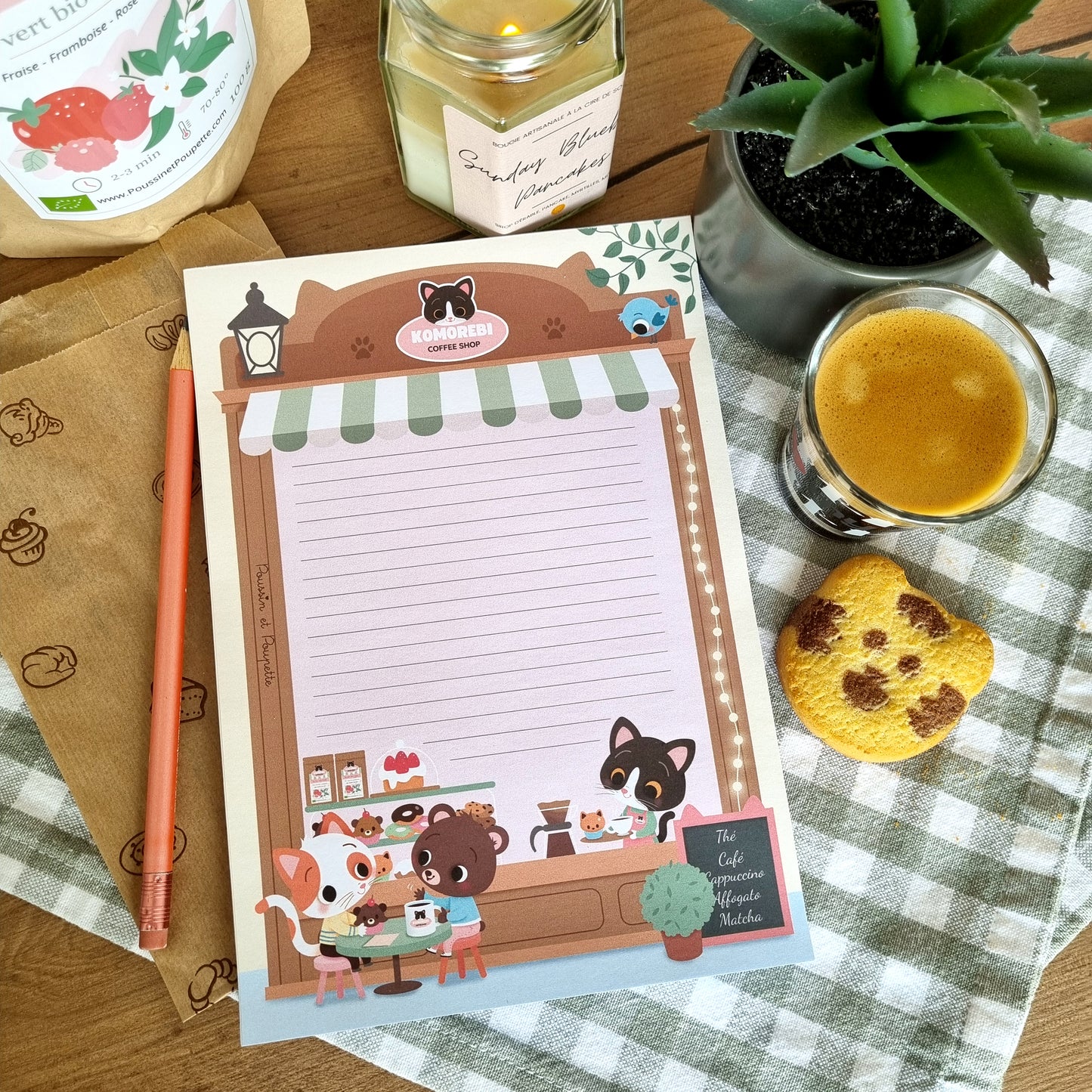 BLOC NOTES A5 - COFFEE SHOP