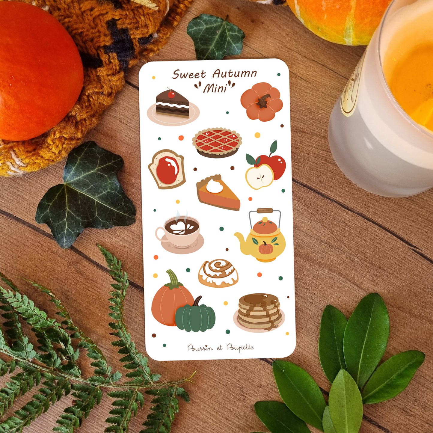 PETITE PLANCHE STICKERS - SWEET AUTUMN
