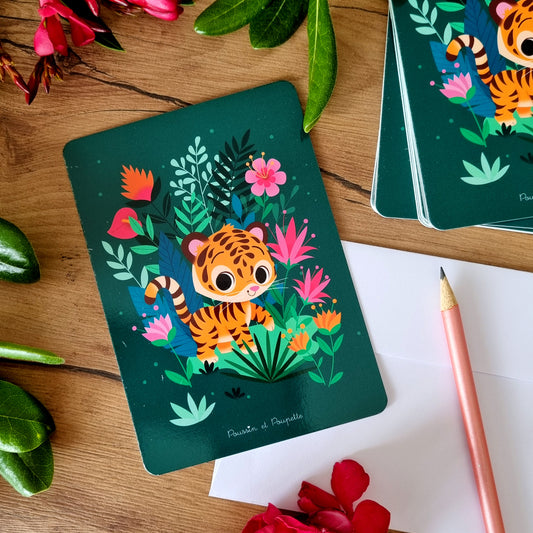 CARTE  "DANS LA JUNGLE"