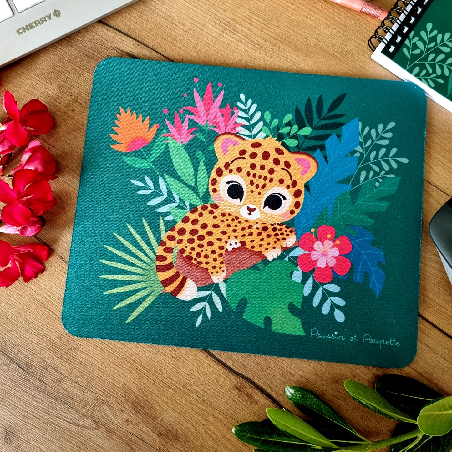 TAPIS DE SOURIS "DANS LA JUNGLE"