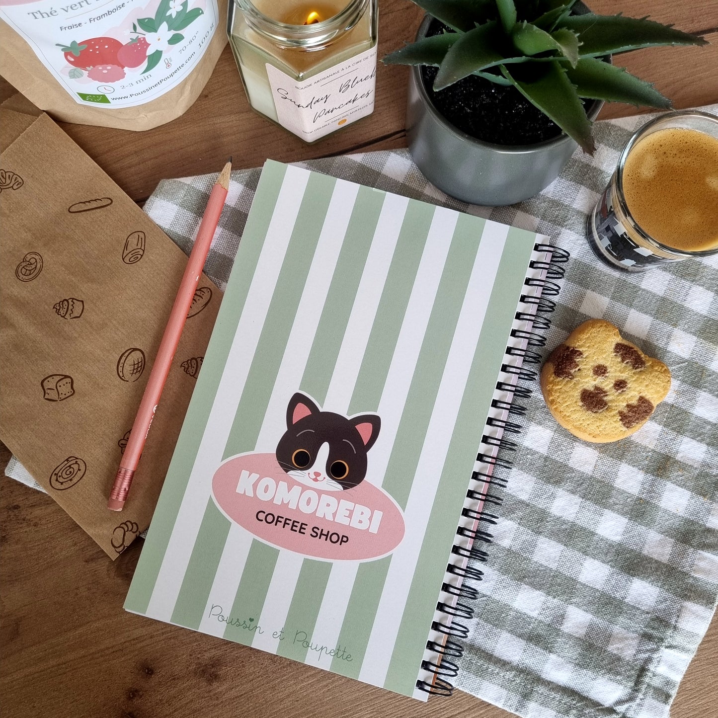 CARNET DE NOTES A5 - COFFEE SHOP