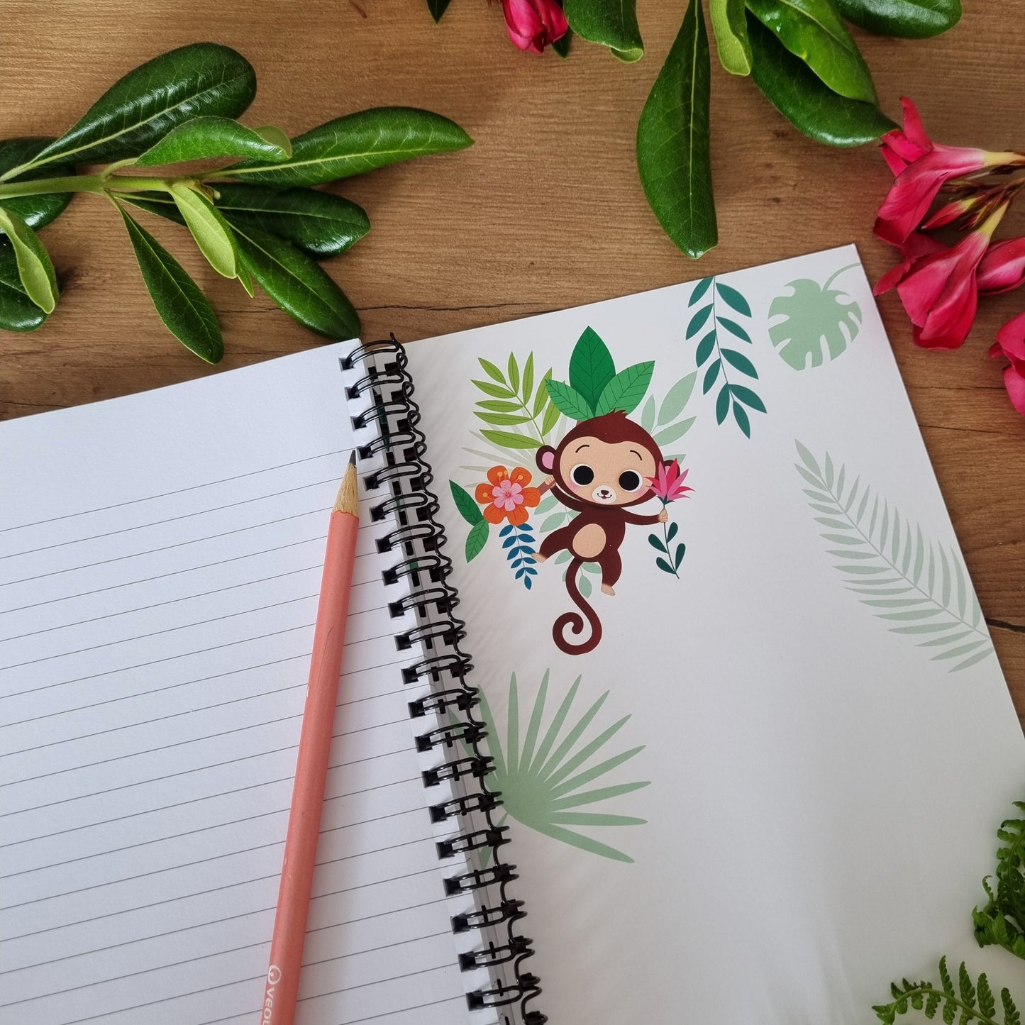 CARNET DE NOTES A5 - DANS LA JUNGLE