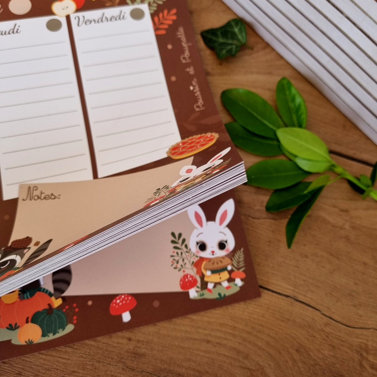 SEMAINIER A4 - SWEET AUTUMN