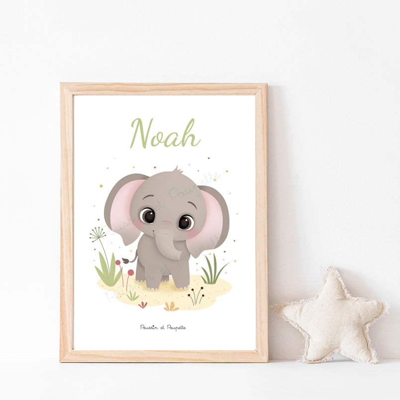AFFICHE -ELEPHANT