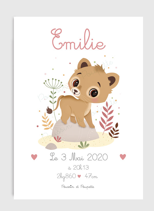 AFFICHE - NAISSANCE LIONCEAU