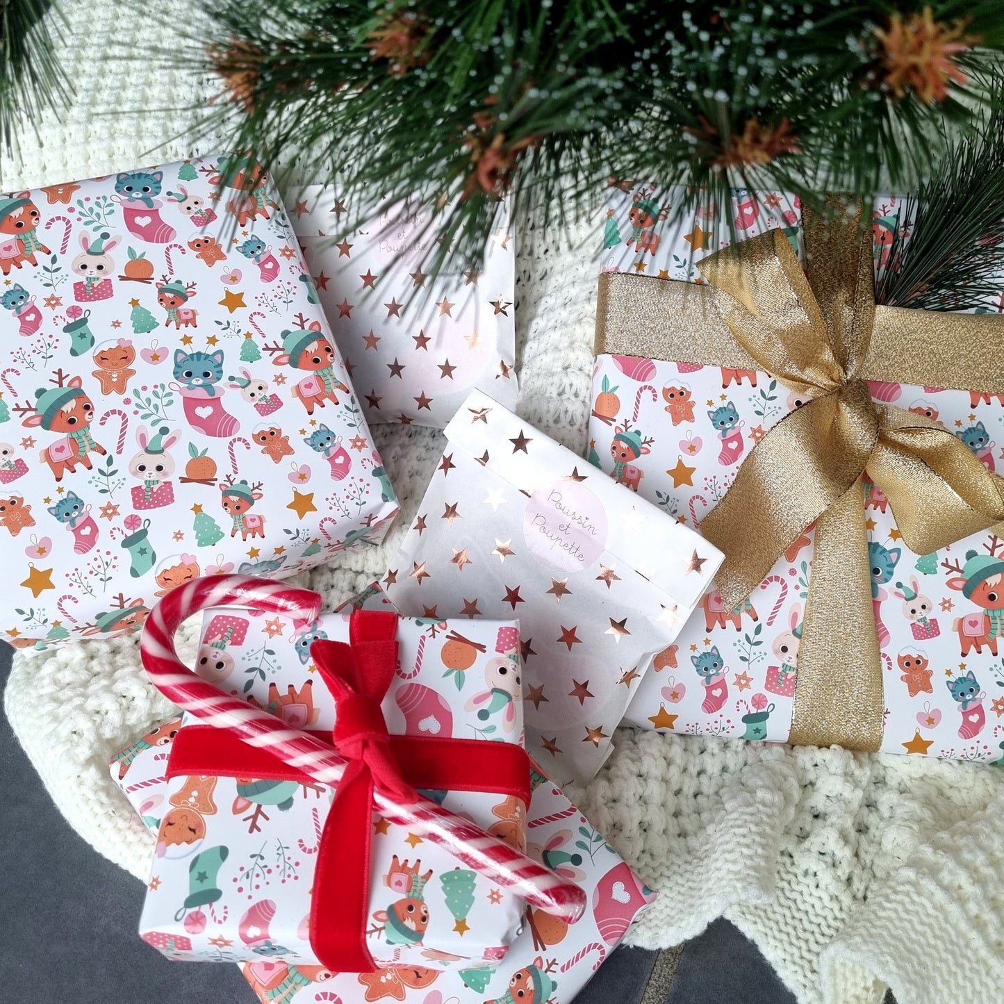 PAPIER CADEAU - NOEL