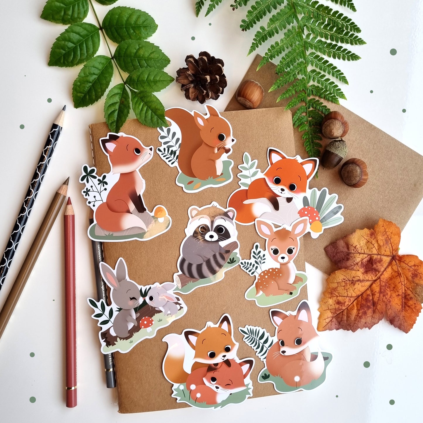 STICKERS VINYLE  - DANS LES BOIS