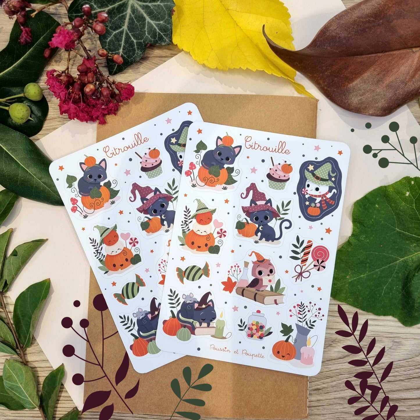 PLANCHE STICKERS - HALLOWEEN