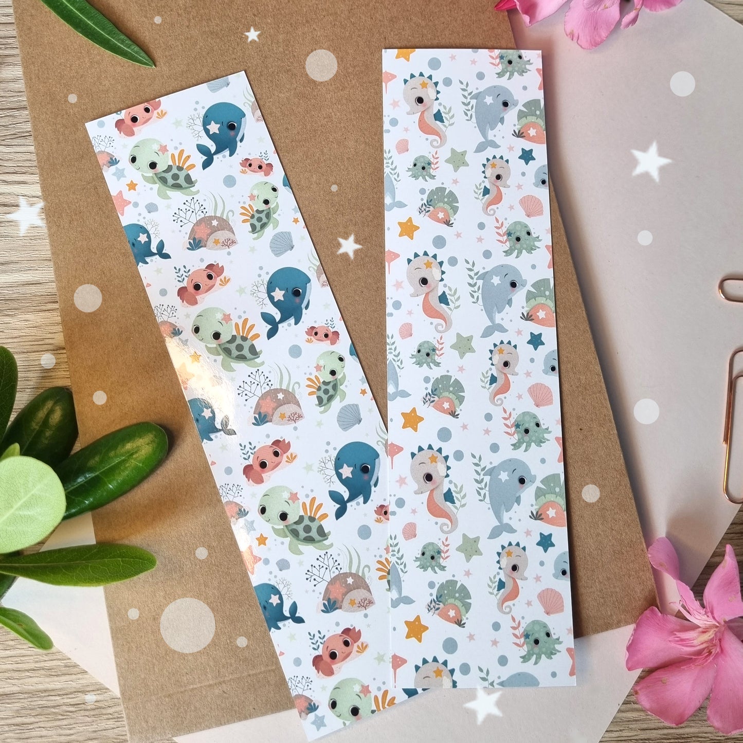 LOT 2 MARQUE-PAGES - OCEAN