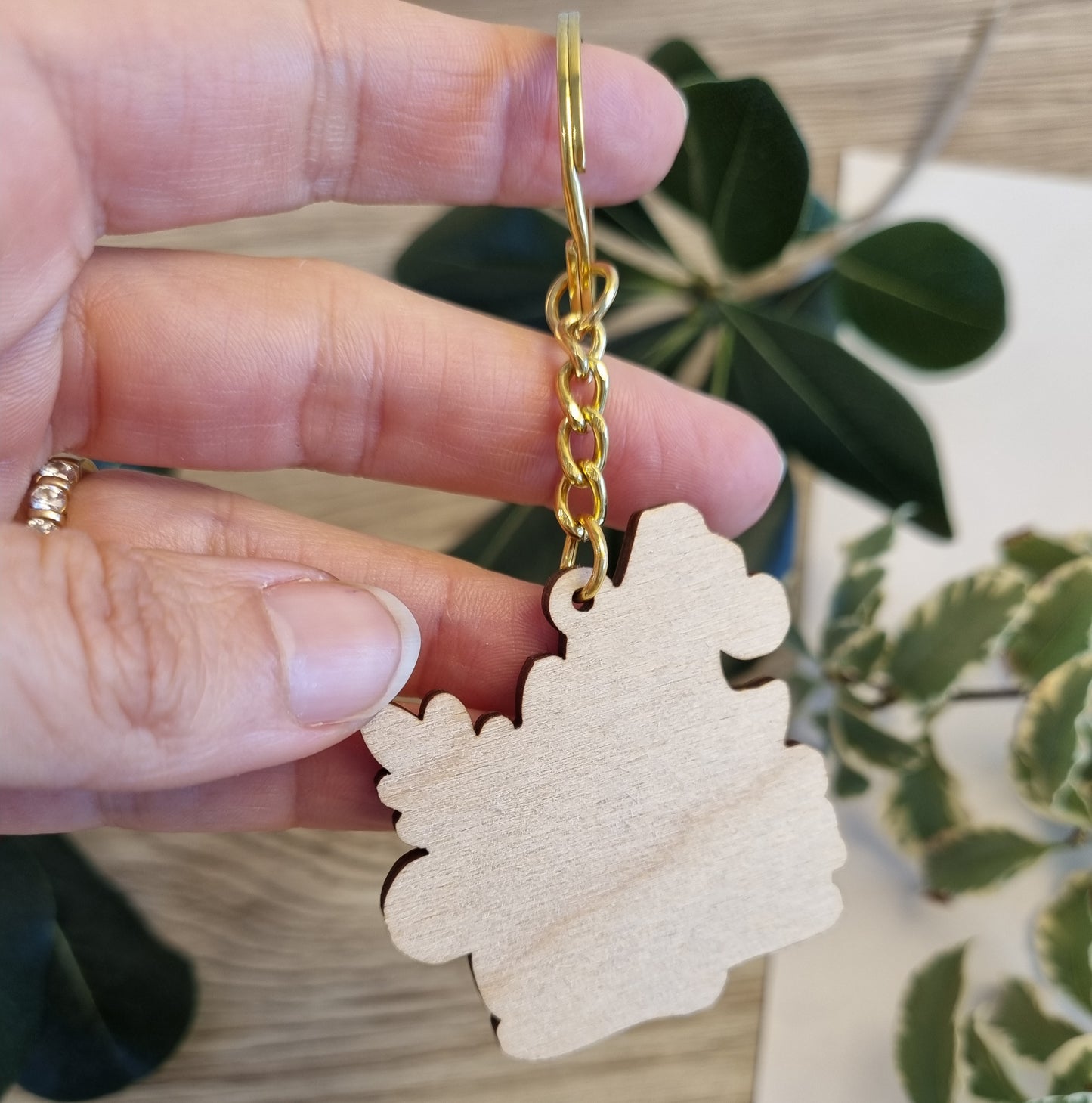 PORTE-CLES - CHAT CITROUILLE