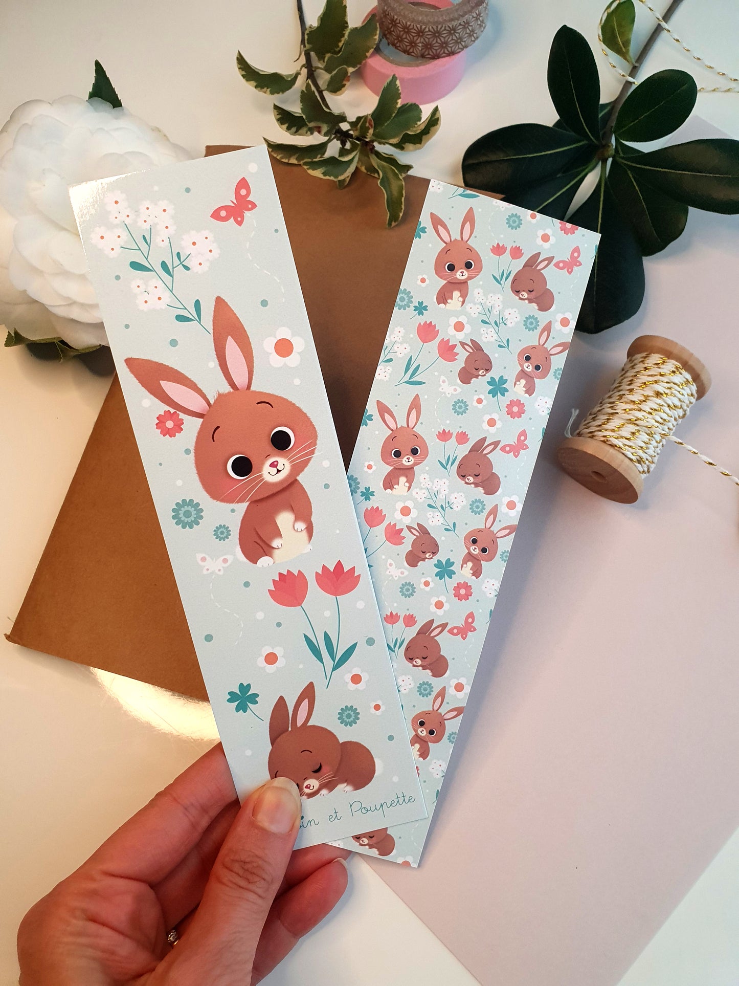 MARQUE-PAGES - PETIT LAPIN