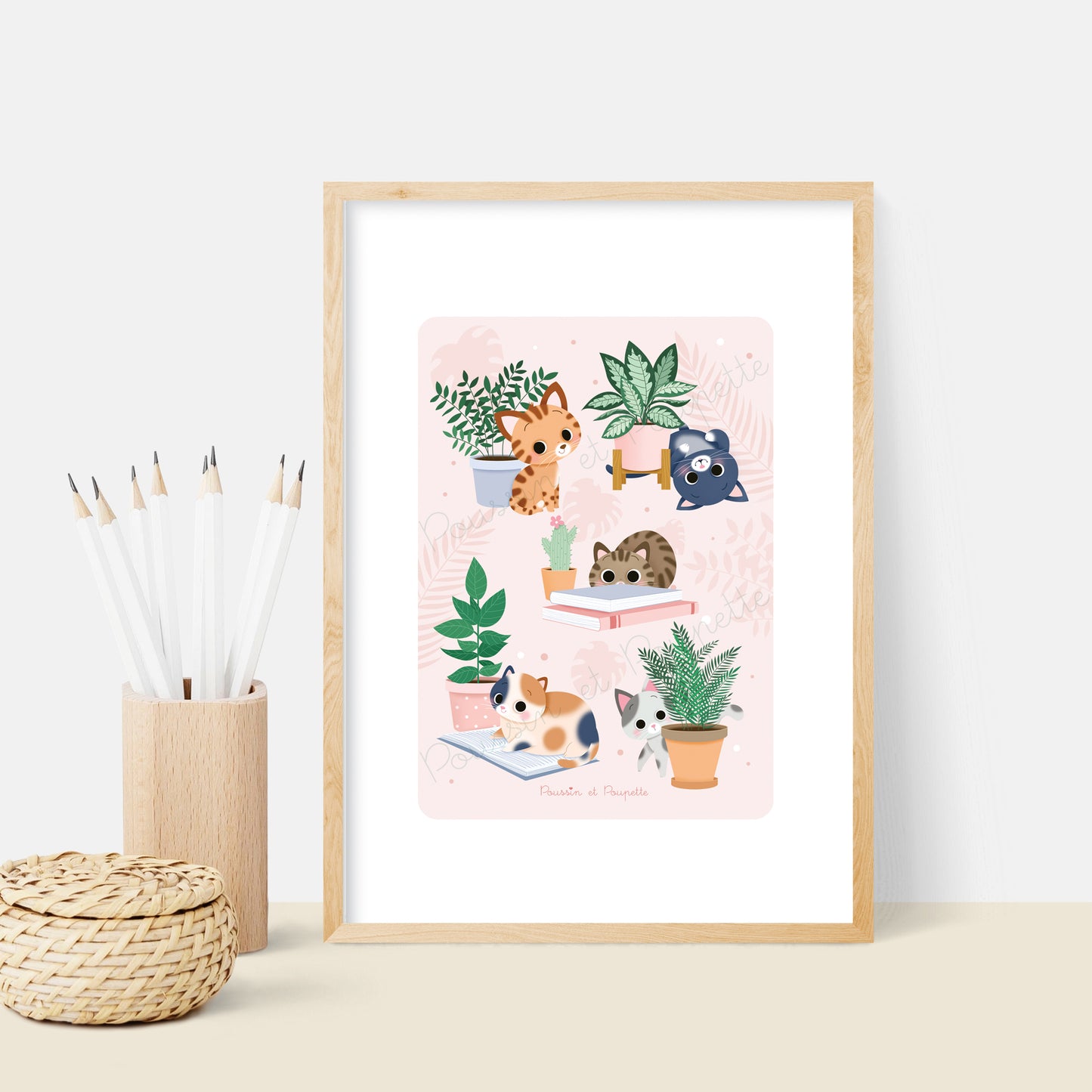 CARTE - CHATS ET PLANTES