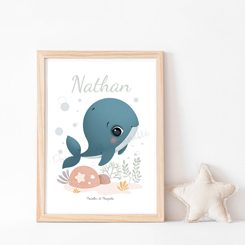 AFFICHE - BALEINE