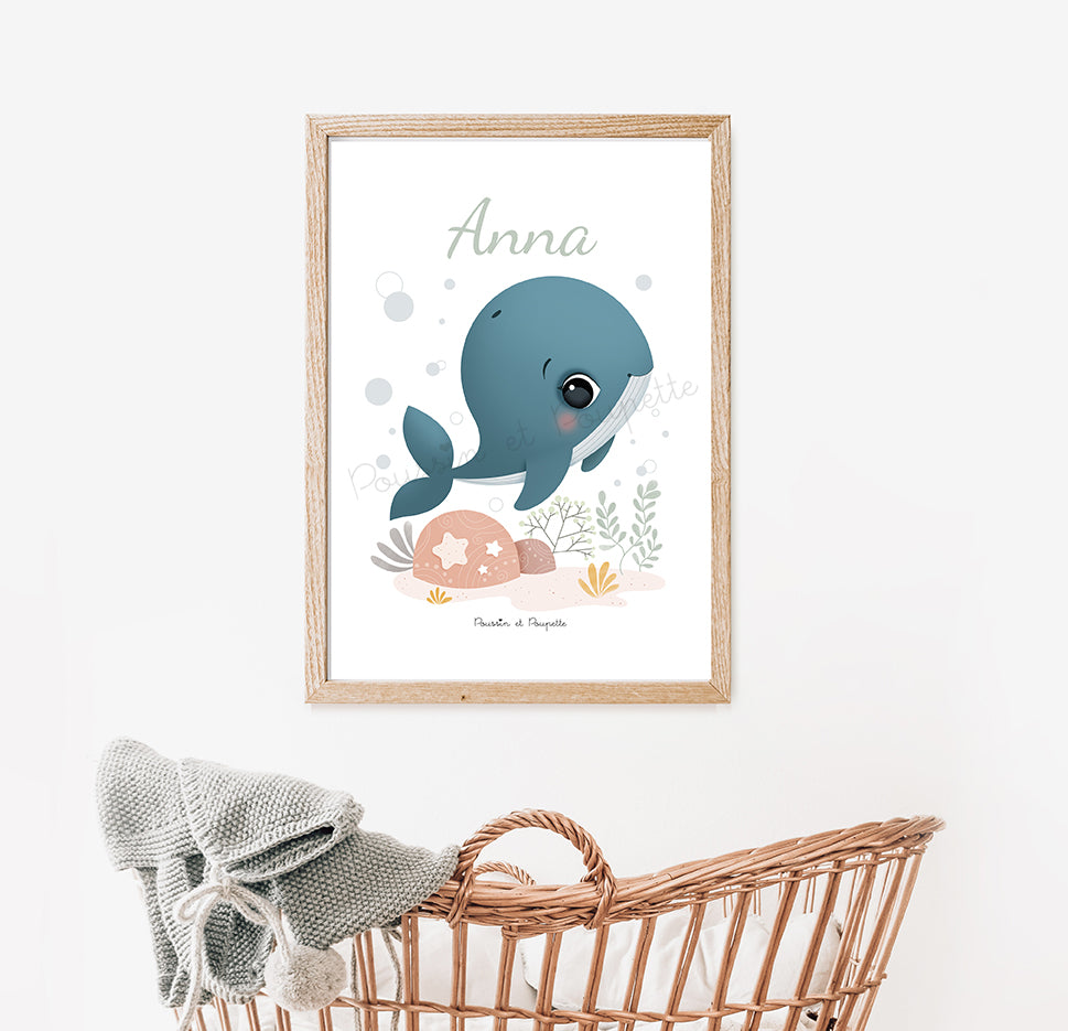 AFFICHE - BALEINE