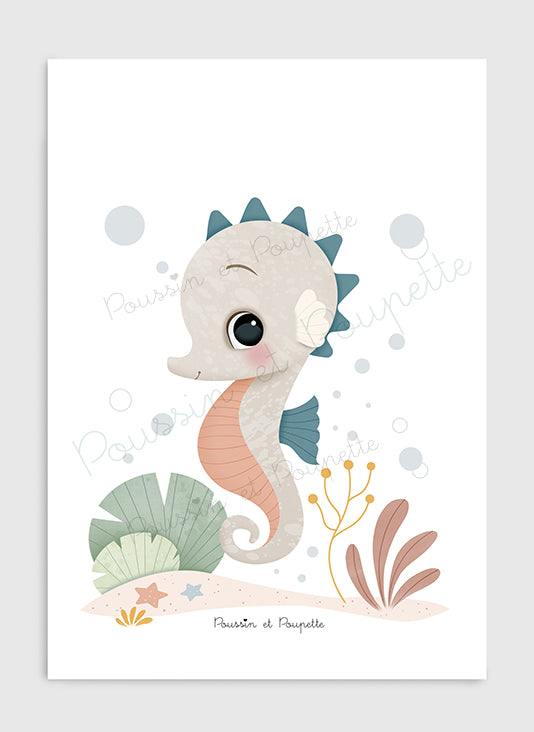 AFFICHE - HIPPOCAMPE