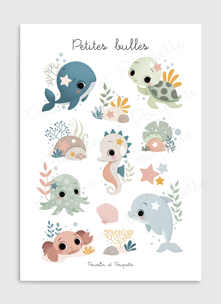 AFFICHE - PETITES BULLES