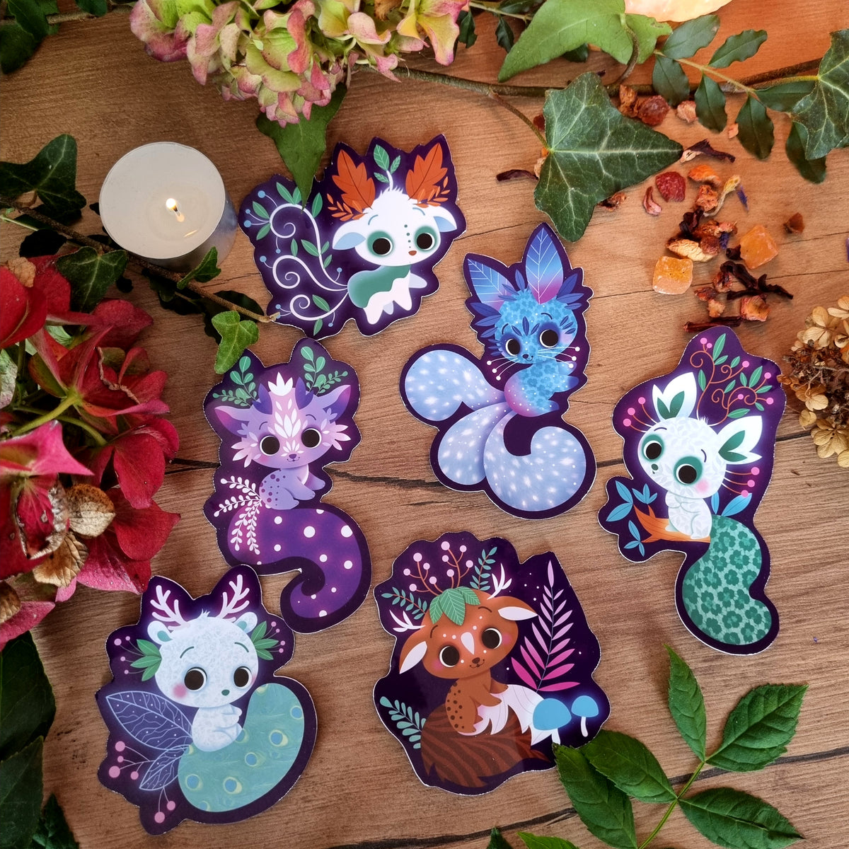 STICKERS VINYLE  - "BOIS DES SONGES"