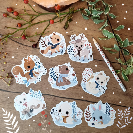 STICKERS VINYLE  - HIVER