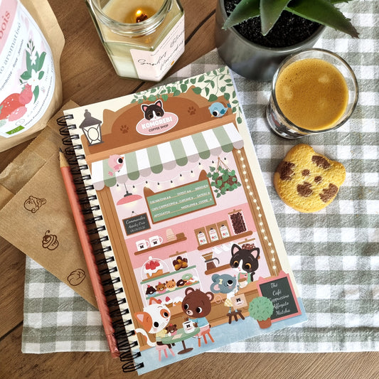 CARNET DE NOTES A5 - COFFEE SHOP
