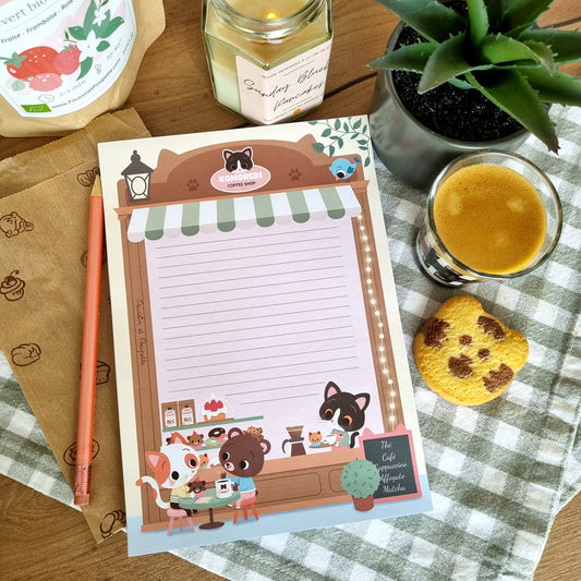 BLOC NOTES A5 - COFFEE SHOP