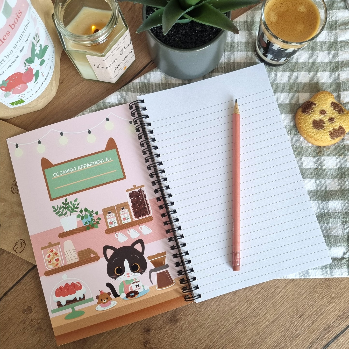 CARNET DE NOTES A5 - COFFEE SHOP