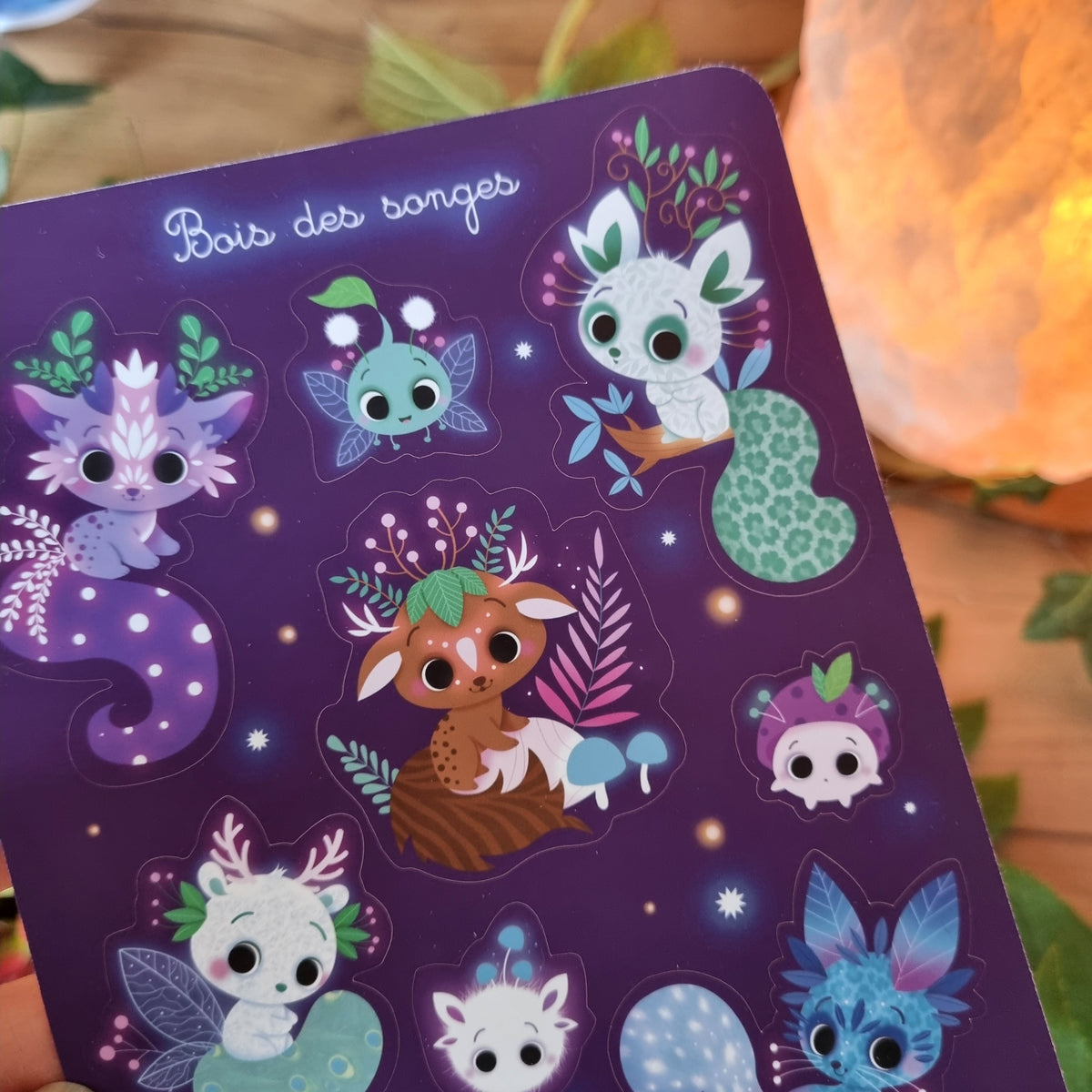 PLANCHE STICKERS - BOIS DES SONGES