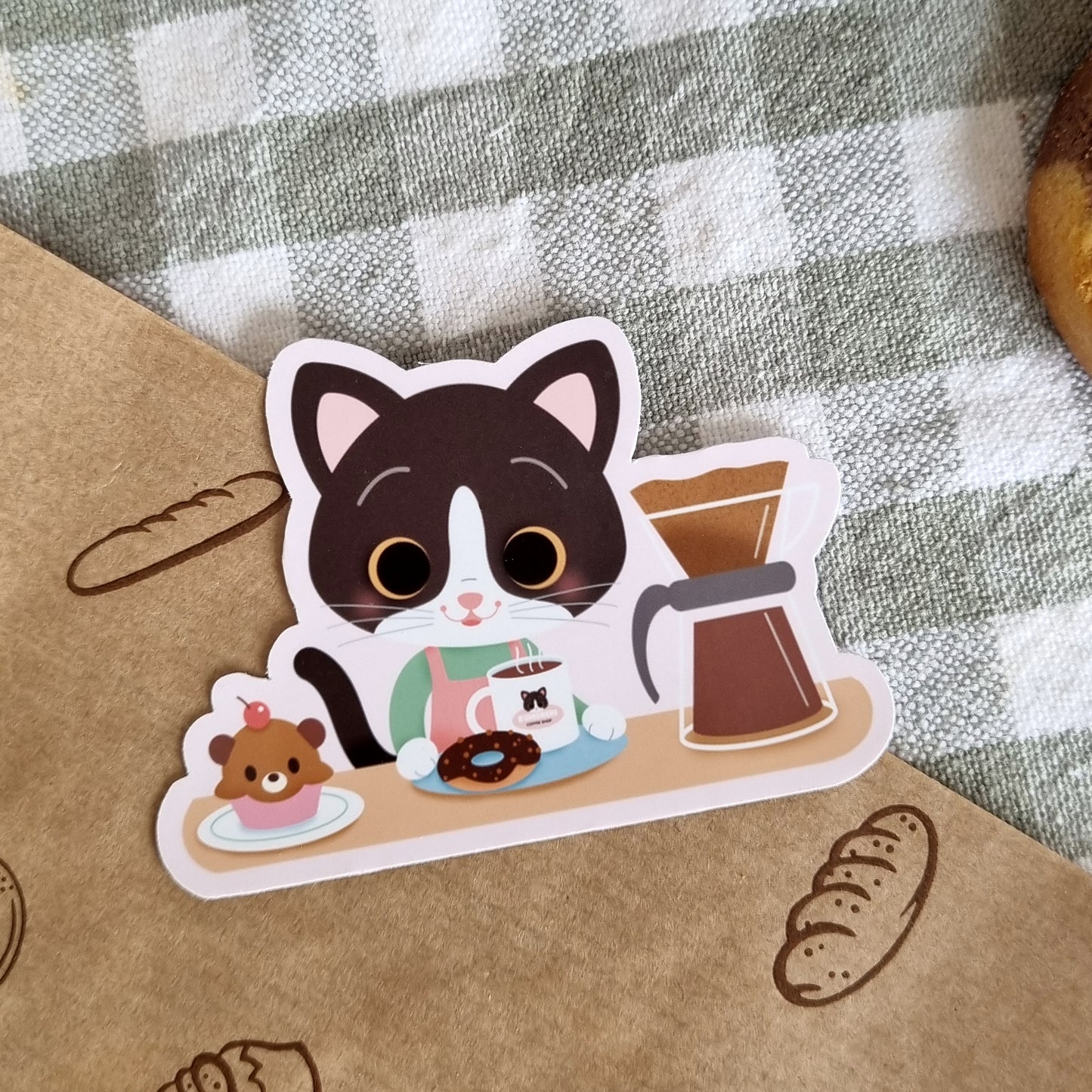 STICKERS VINYLE  - "COFFEE SHOP"