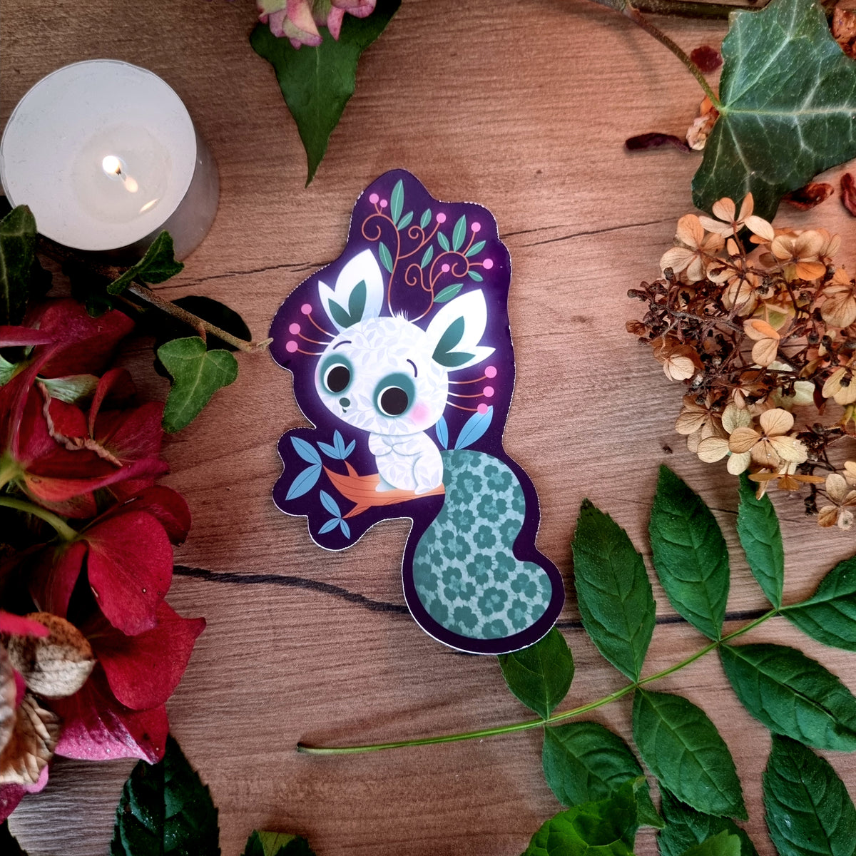 STICKERS VINYLE  - "BOIS DES SONGES"