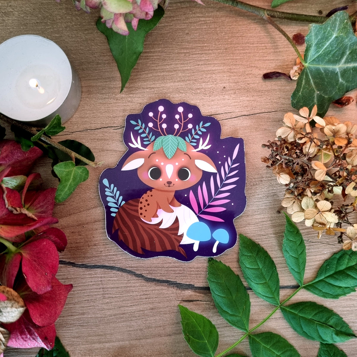 STICKERS VINYLE  - "BOIS DES SONGES"