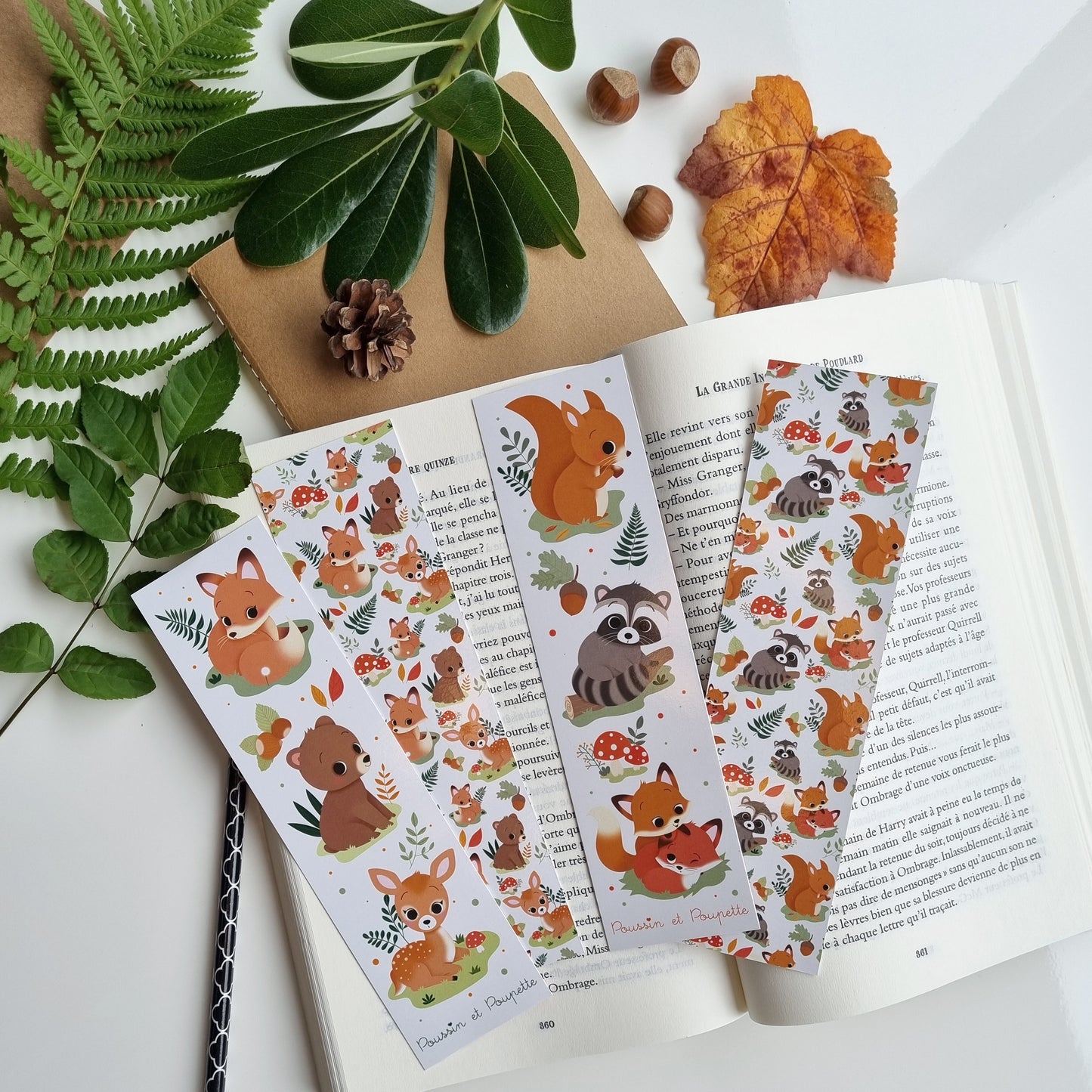 LOT 2 MARQUE-PAGES - AUTOMNE