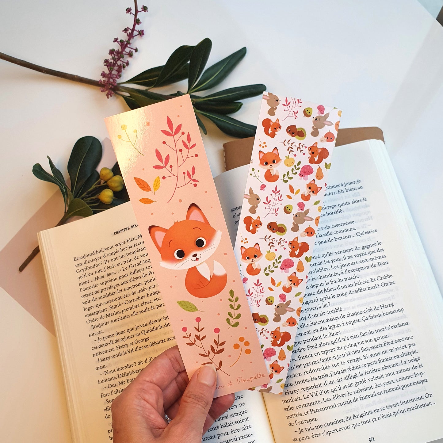 MARQUE-PAGES - PETIT RENARD