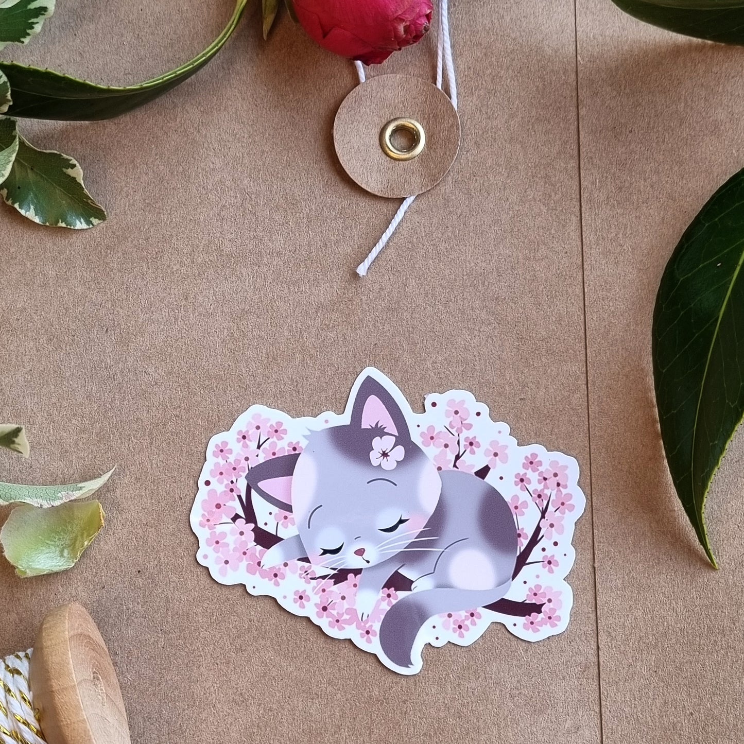 STICKERS VINYLE  - CHERRY BLOSSOM