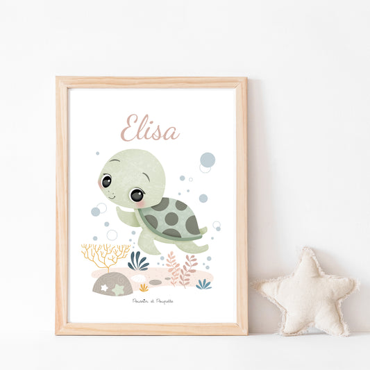 AFFICHE - TORTUE